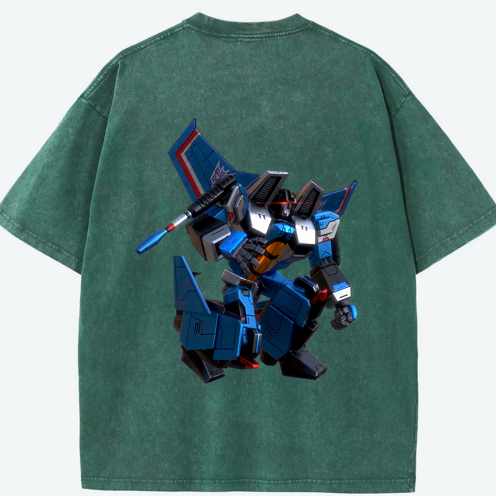 （画像用） Transformers トランスフォーマー 綿100% ヴィンテージ風 半袖Tシャツ（背面プリント）
